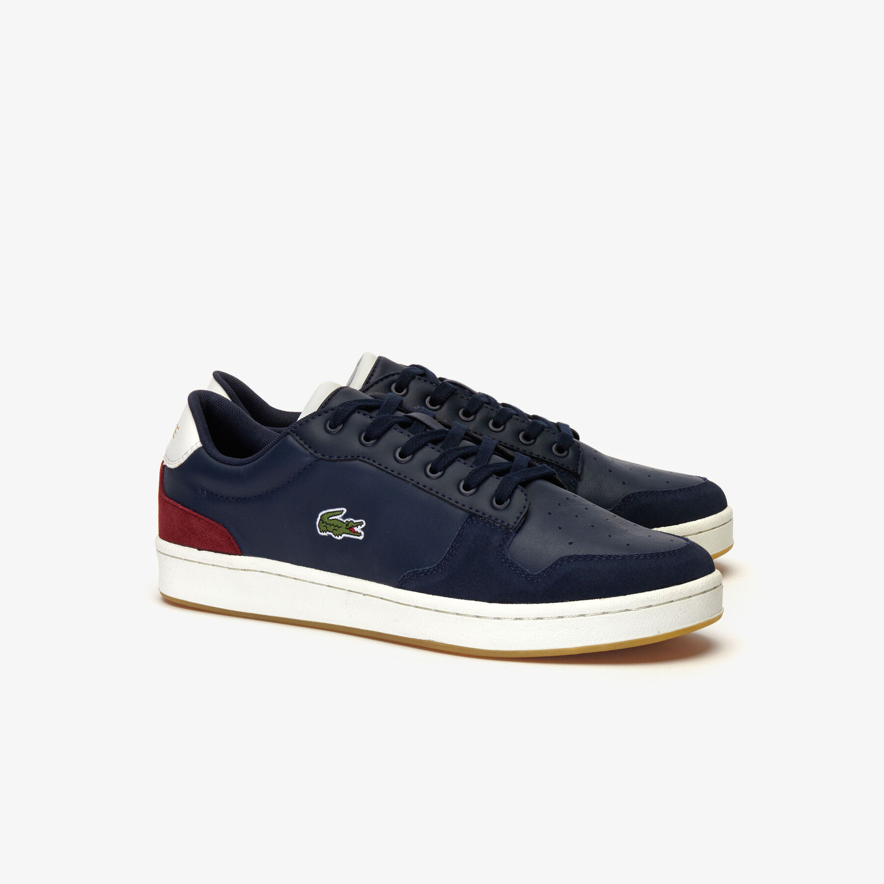 lacoste men s masters cup tricolore trainers