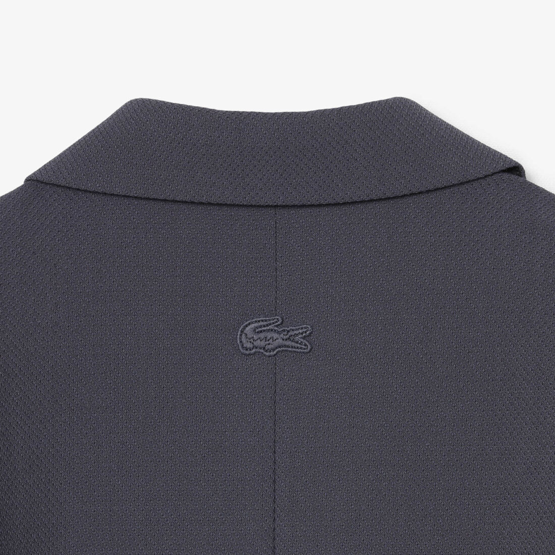 lacoste runway cropped jacquard tailored jacket