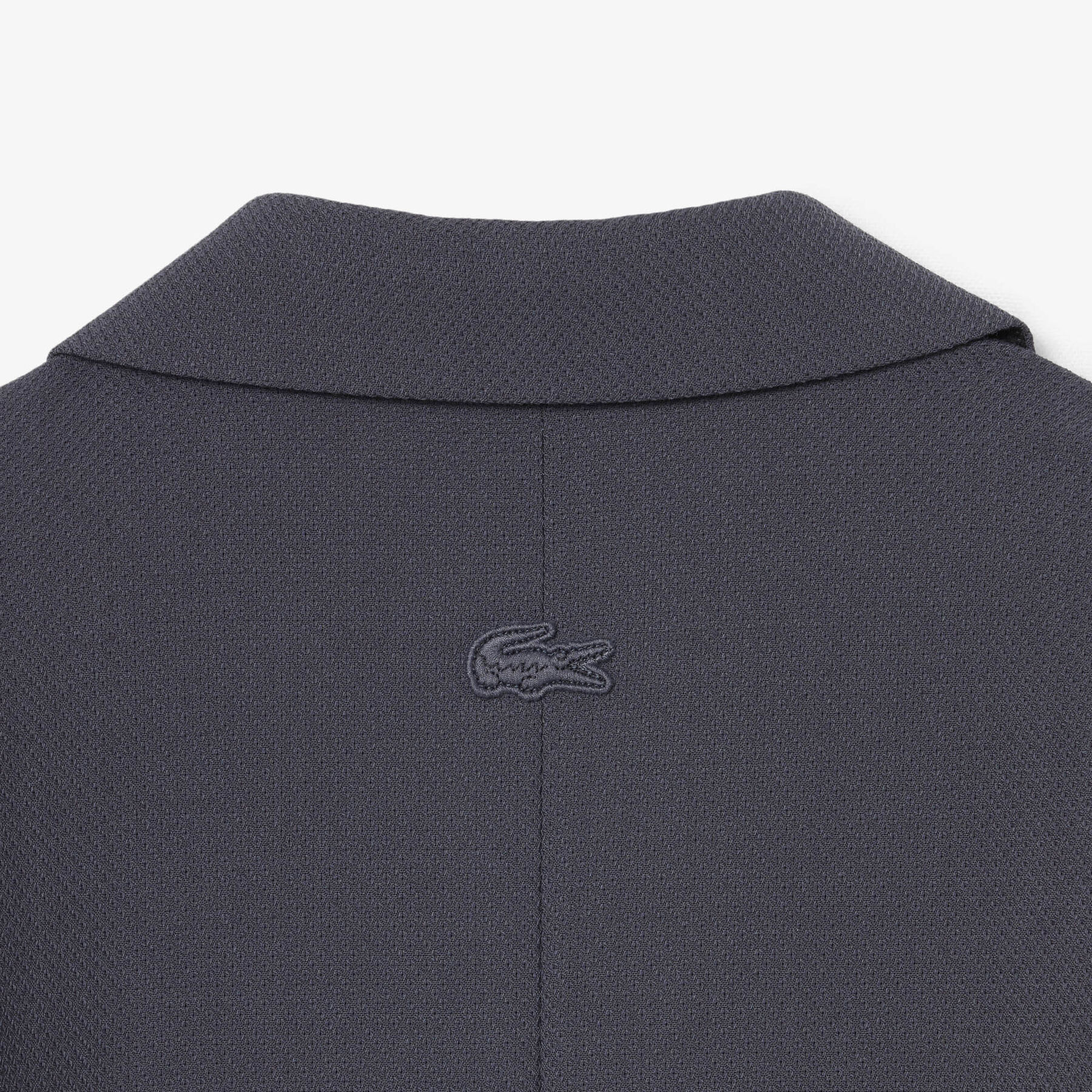 lacoste runway cropped jacquard tailored jacket