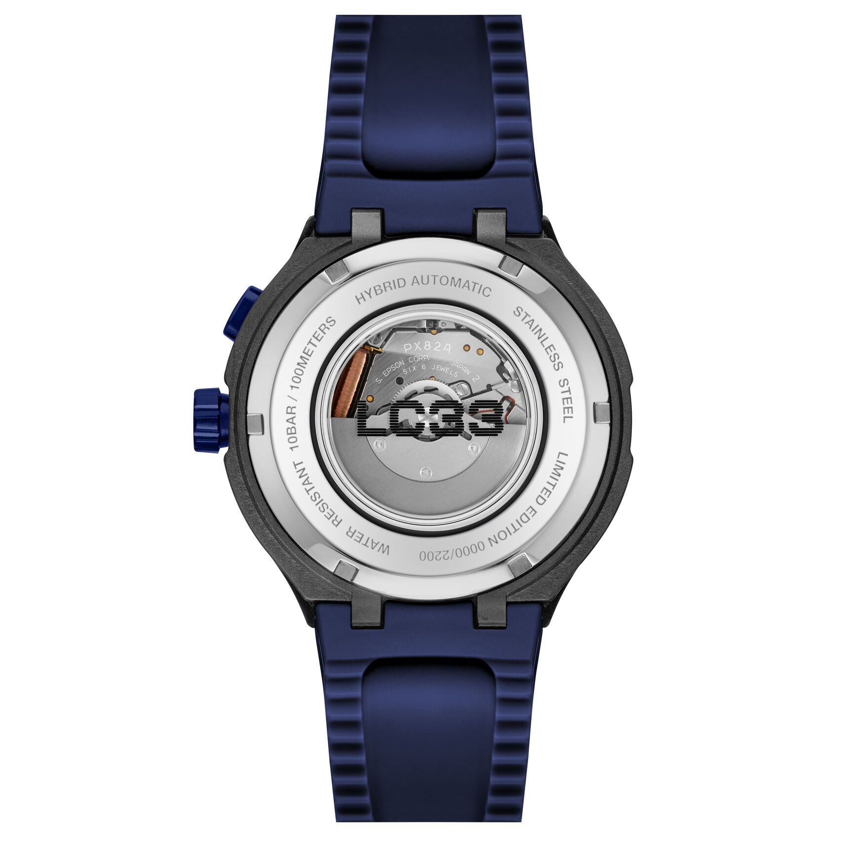 LC33 Blue Silicone Watch LC33 Blue Silicone Watch - 2011467-BLU