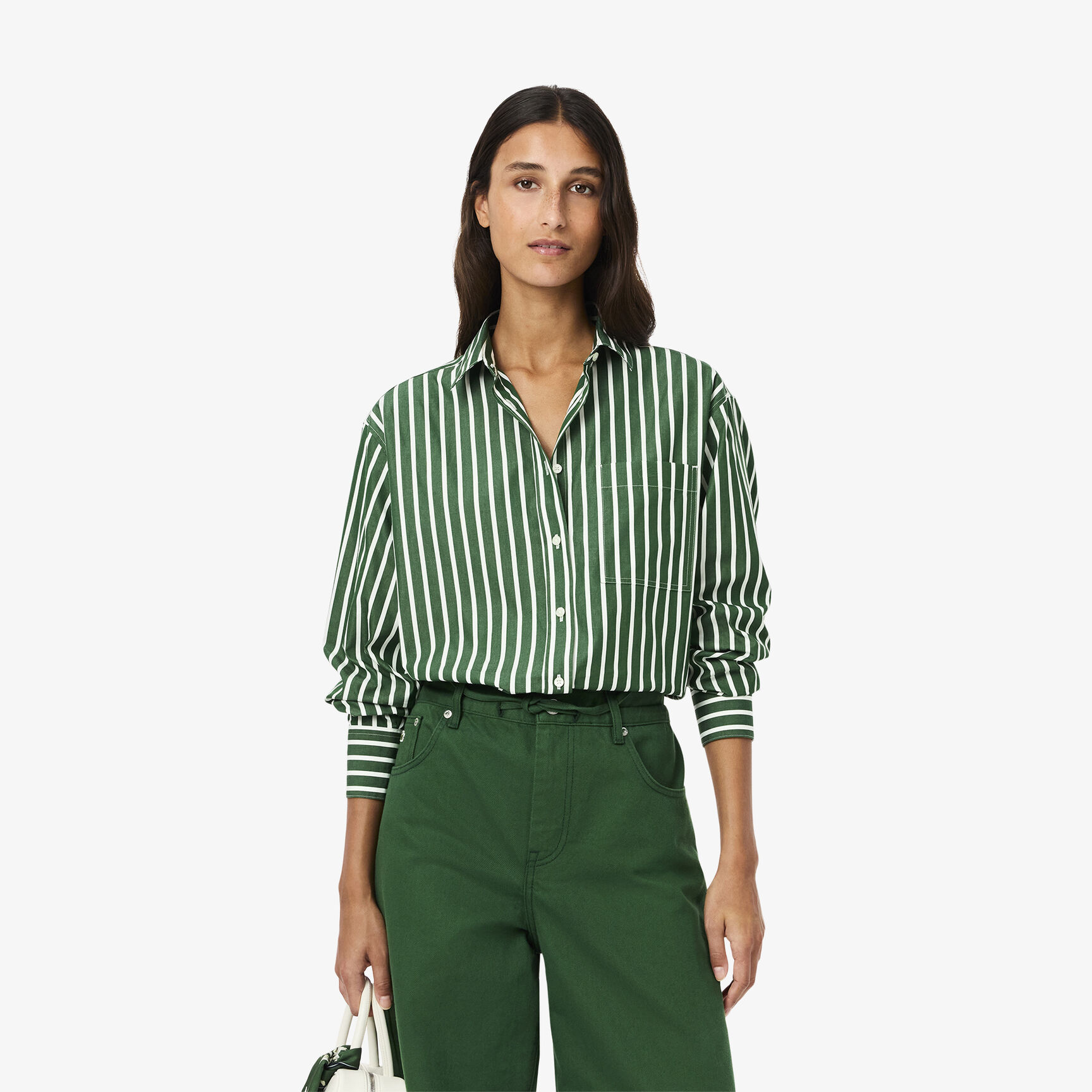 Oversized Cotton Poplin Shirt - CF0215-00-291