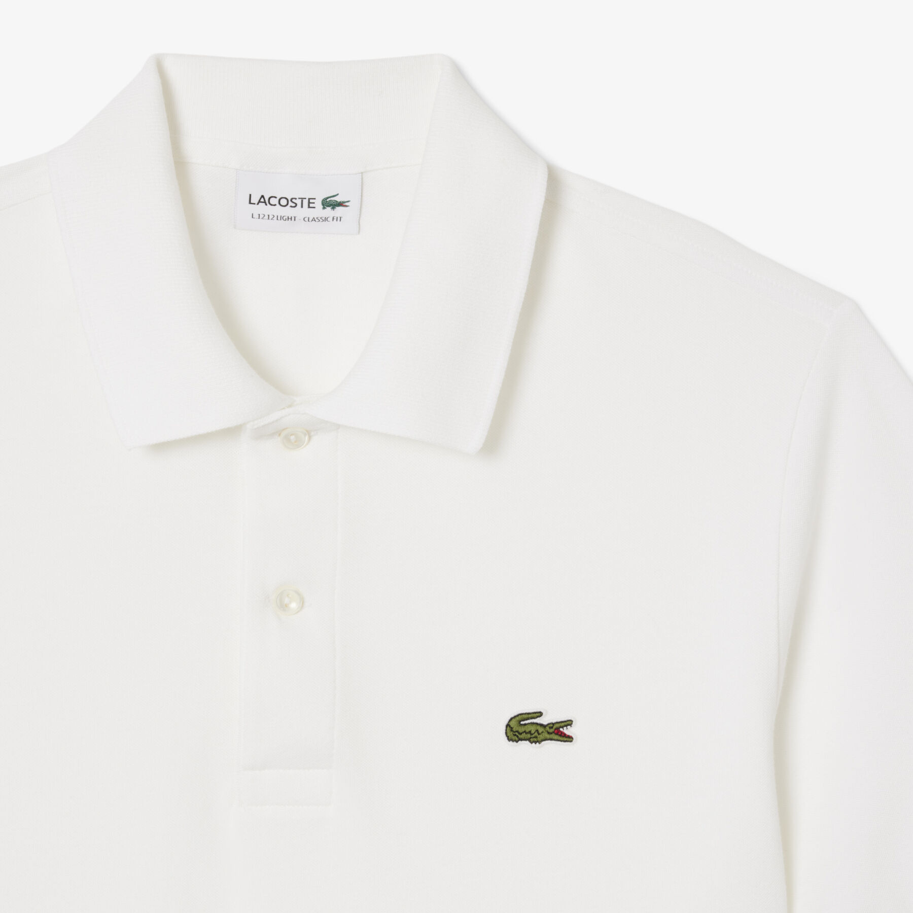 lacoste classic fit l 12 12 light pique polo shirt