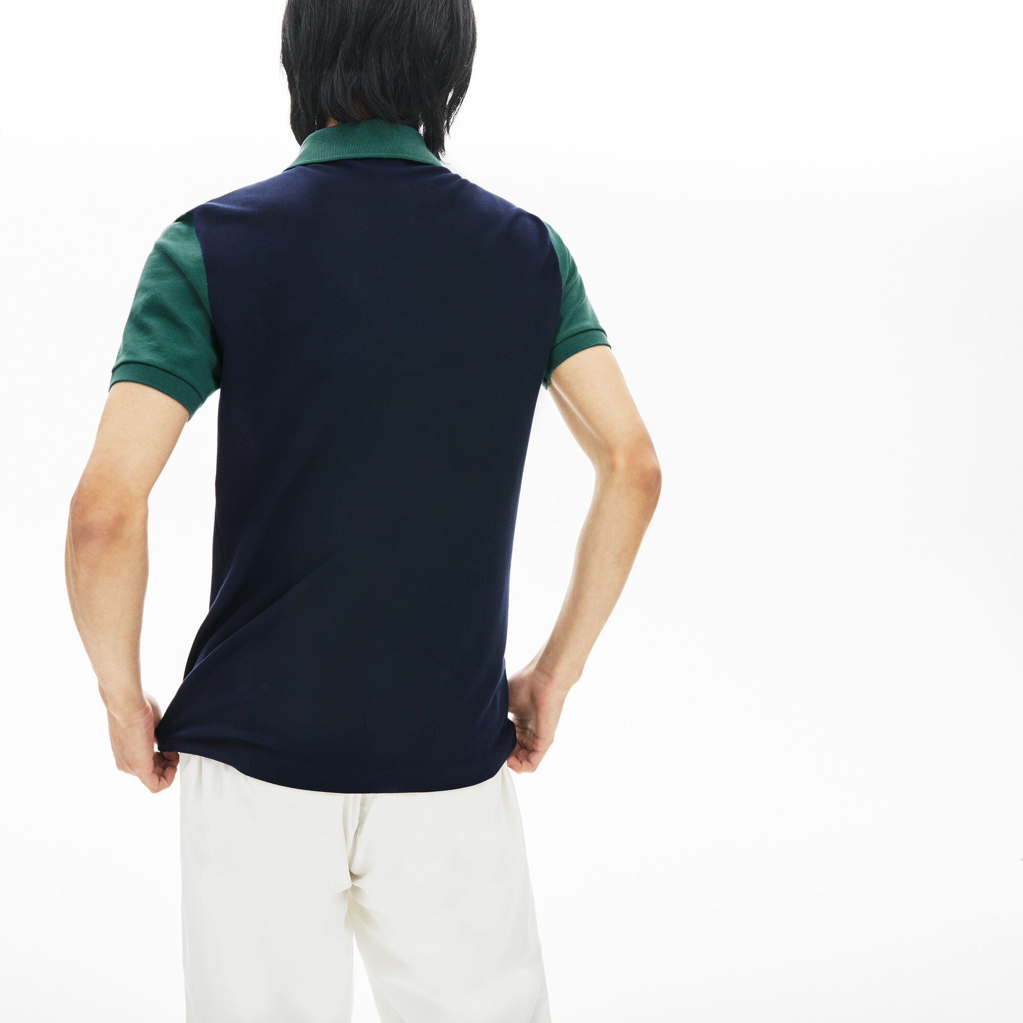 Men's Lacoste Stretch Colourblock Polo Shirt