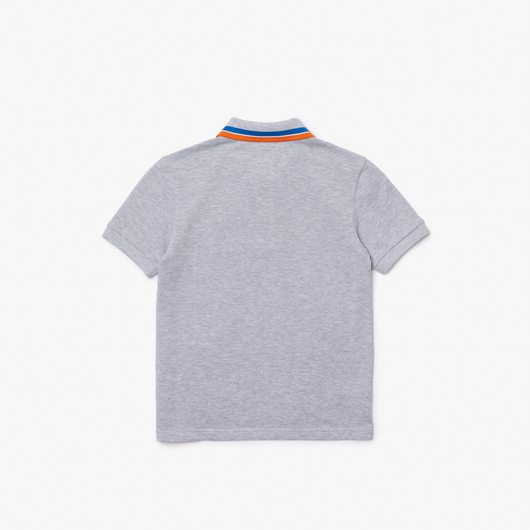بولو للأولاد من لاكوست ذو ياقة ثلاثية الألوان مصنوع من القطن بيتي بيكيه Boys' Lacoste Tricolour Collar Cotton Petit Piqué Polo - PJ9702-00-W9D