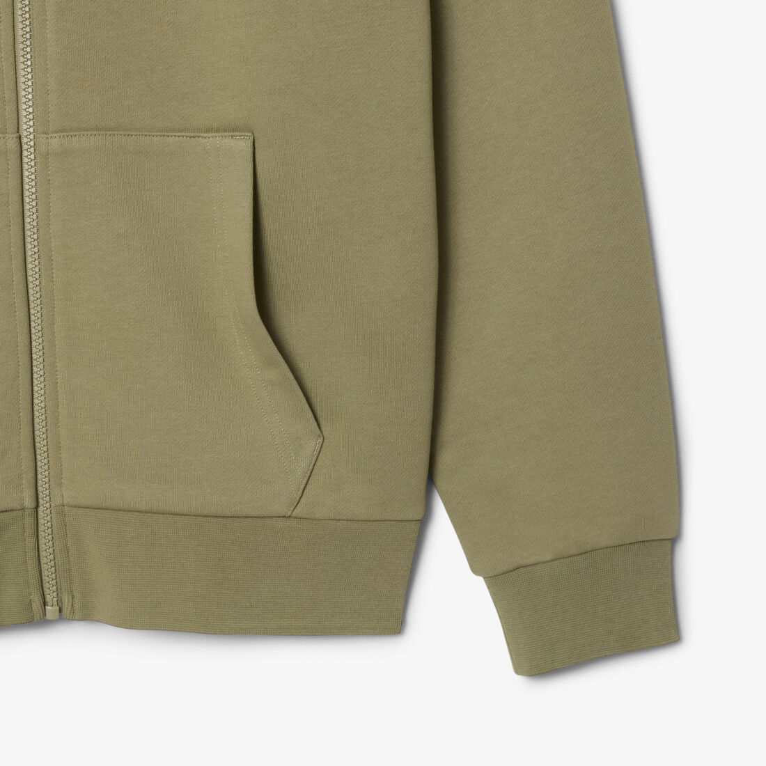 Classic Fit Zipped Fleece Sweatshirt Classic Fit Zipped Fleece Sweatshirt - SH9809-00-BMY