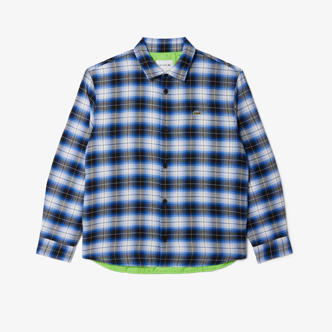 Oversized Plaid Overshirt - CH3499-00-WT5