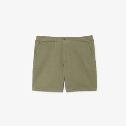 Regular Fit Stretch Cotton Shorts