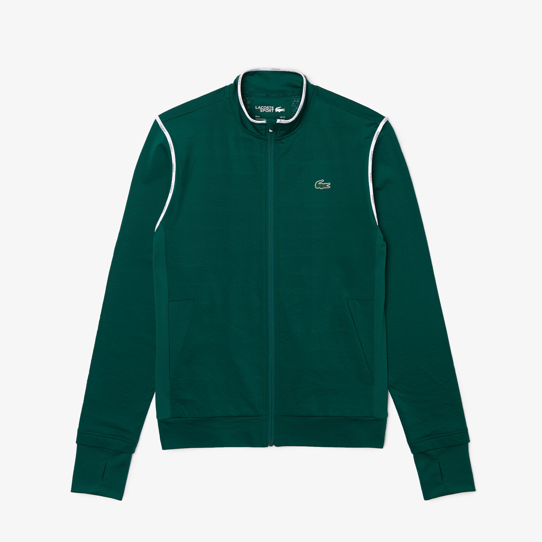 سويت شيرت رجالي بسحاب منظم حراريًا من مجموعة Lacoste SPORT سويت شيرت رجالي بسحاب منظم حراريًا من مجموعة Lacoste SPORT