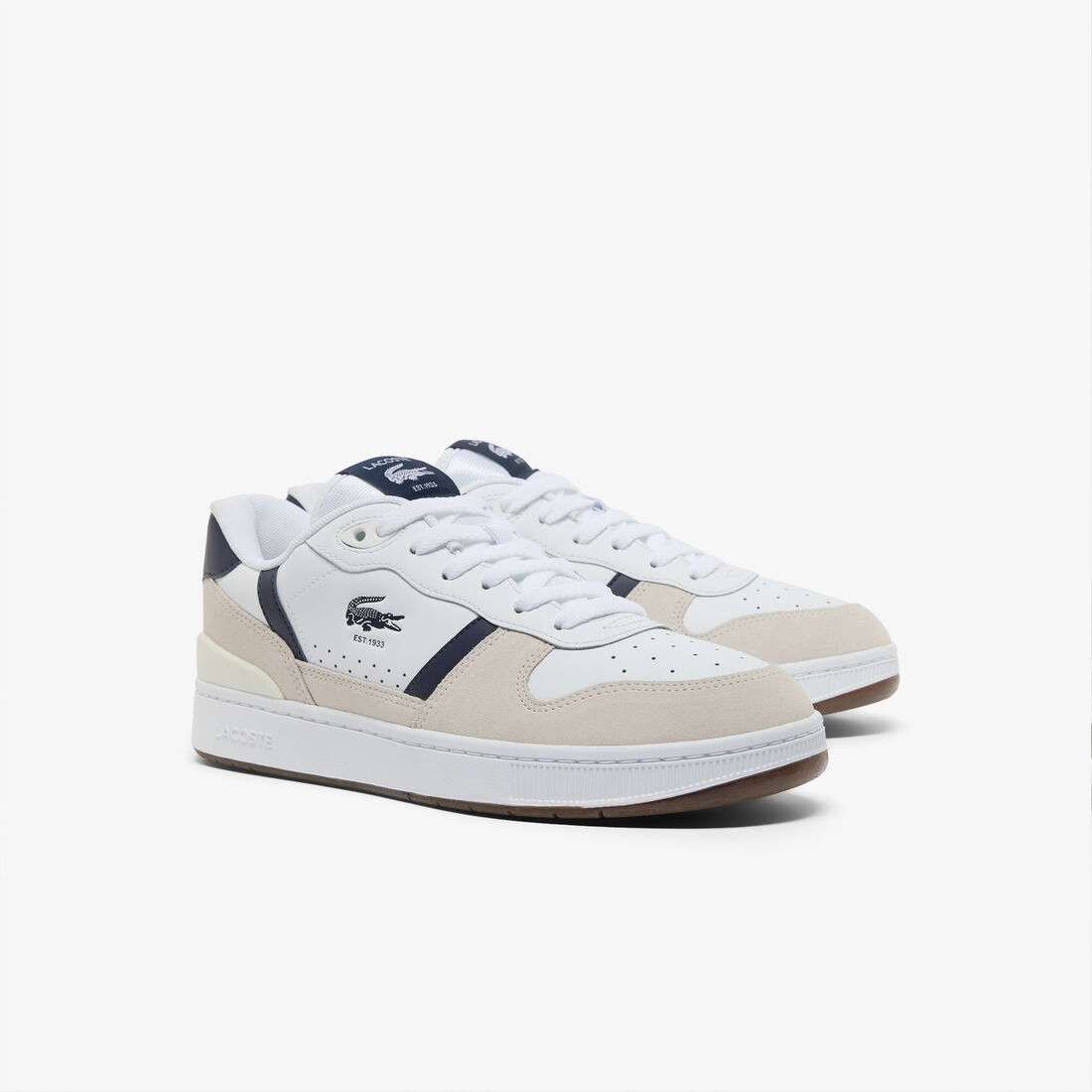 Men's T-Clip Set Leather Sneakers Men's T-Clip Set Leather Sneakers - 50SMA0184-042