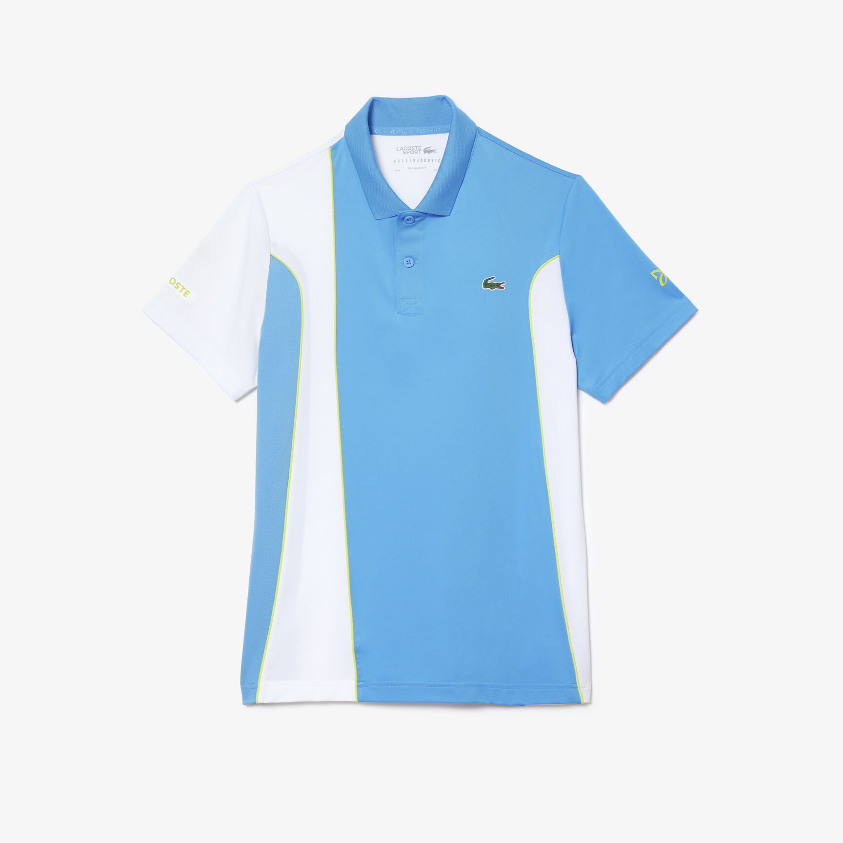 Men's Lacoste SPORT x Novak Djokovic Regular Fit Color-Block Polo Shirt Men's Lacoste SPORT x Novak Djokovic Regular Fit Color-Block Polo Shirt - DH3543-00-26F