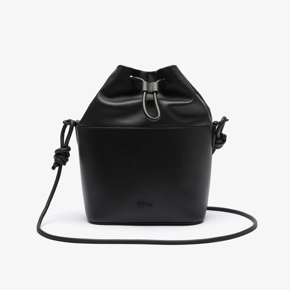 حقيبة بوكيت برباط من جلد البيكيه غير اللامع مجموعة Chantaco للنساء