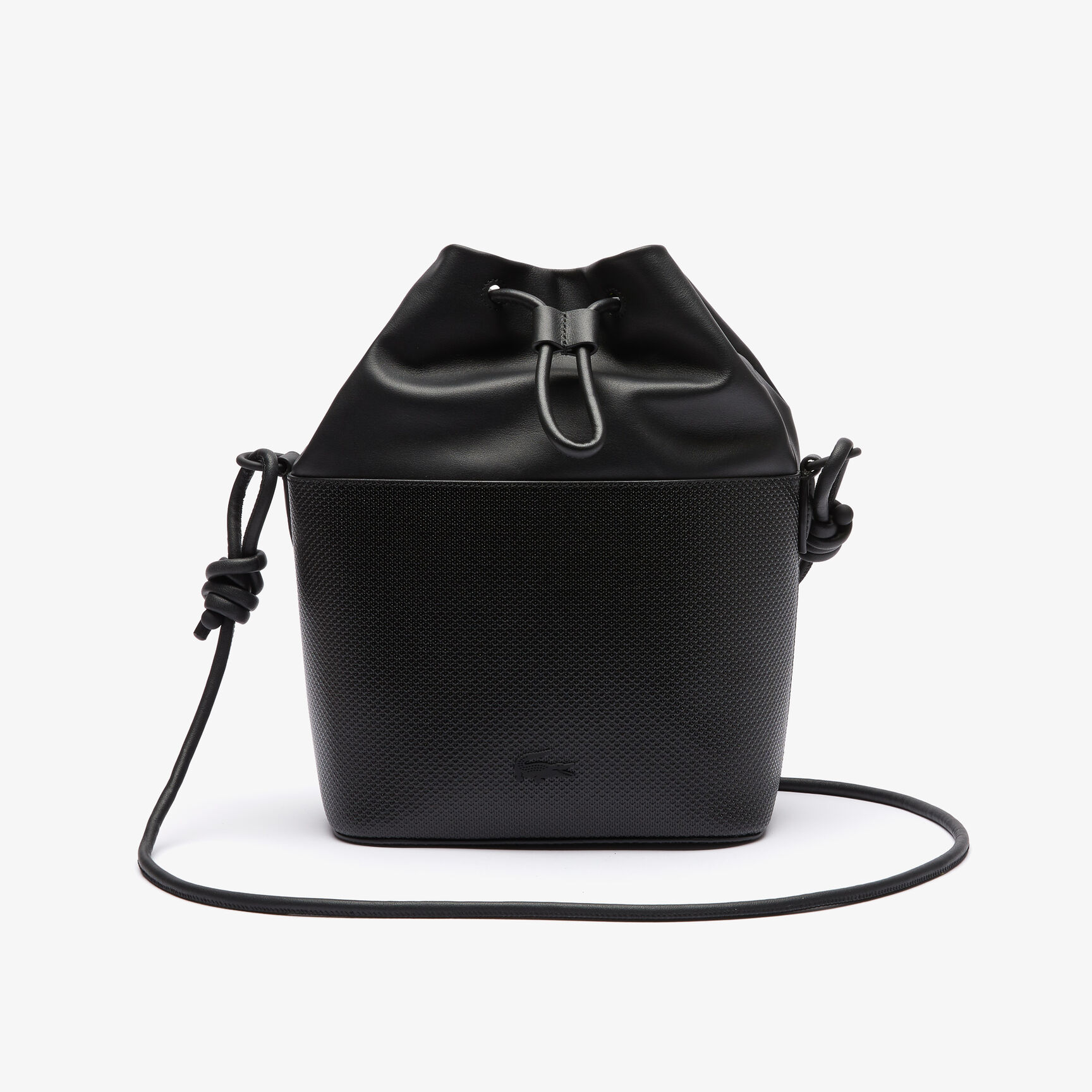 حقيبة بوكيت برباط من جلد البيكيه غير اللامع مجموعة Chantaco للنساء حقيبة بوكيت برباط من جلد البيكيه غير اللامع مجموعة Chantaco للنساء