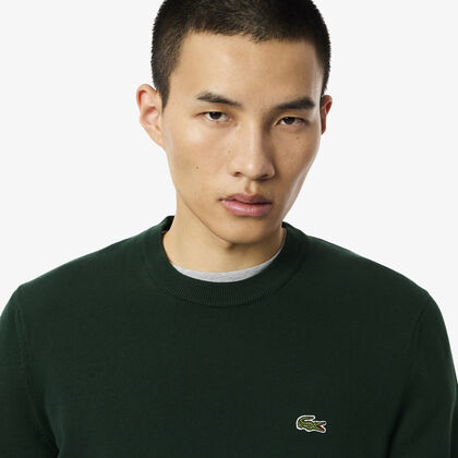 Monochrome Cotton Crew Neck Sweater