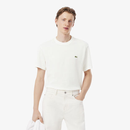 Heavy Cotton And Linen Pique T-shirt