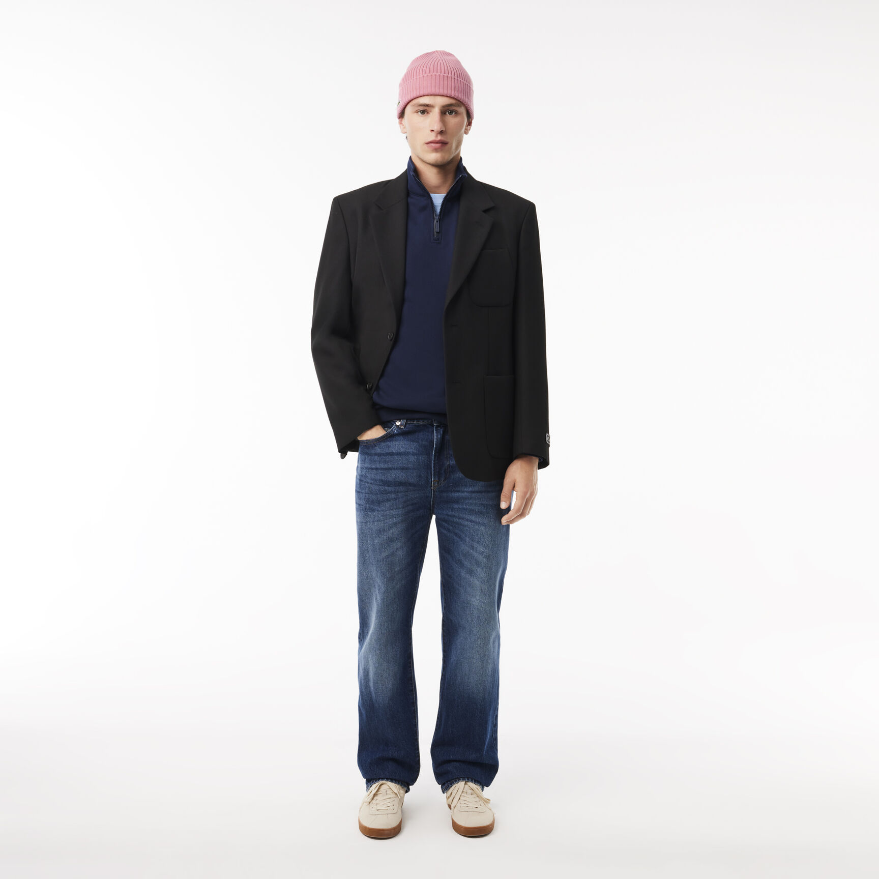 Rib Knit Brushed Wool Beanie Rib Knit Beanie - RB0001-00-2R3