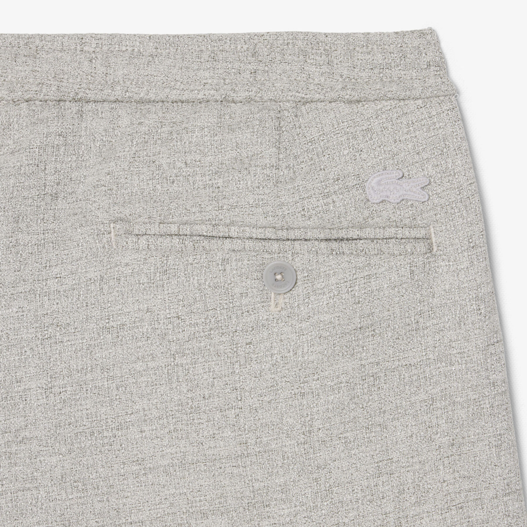 بنطال من قماش سلوب بقصة مريحة Relaxed Fit Slub Weave Pants - HH1621-00-B29