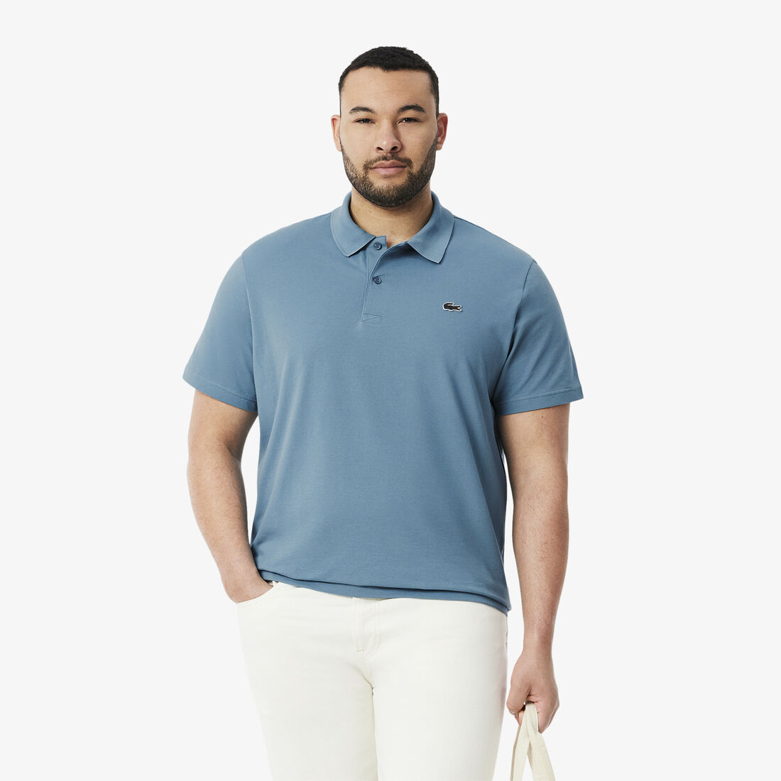 Regular Fit Cotton Blend Polo Shirt Regular Fit Cotton Blend Polo Shirt - DH5522-00-HD9