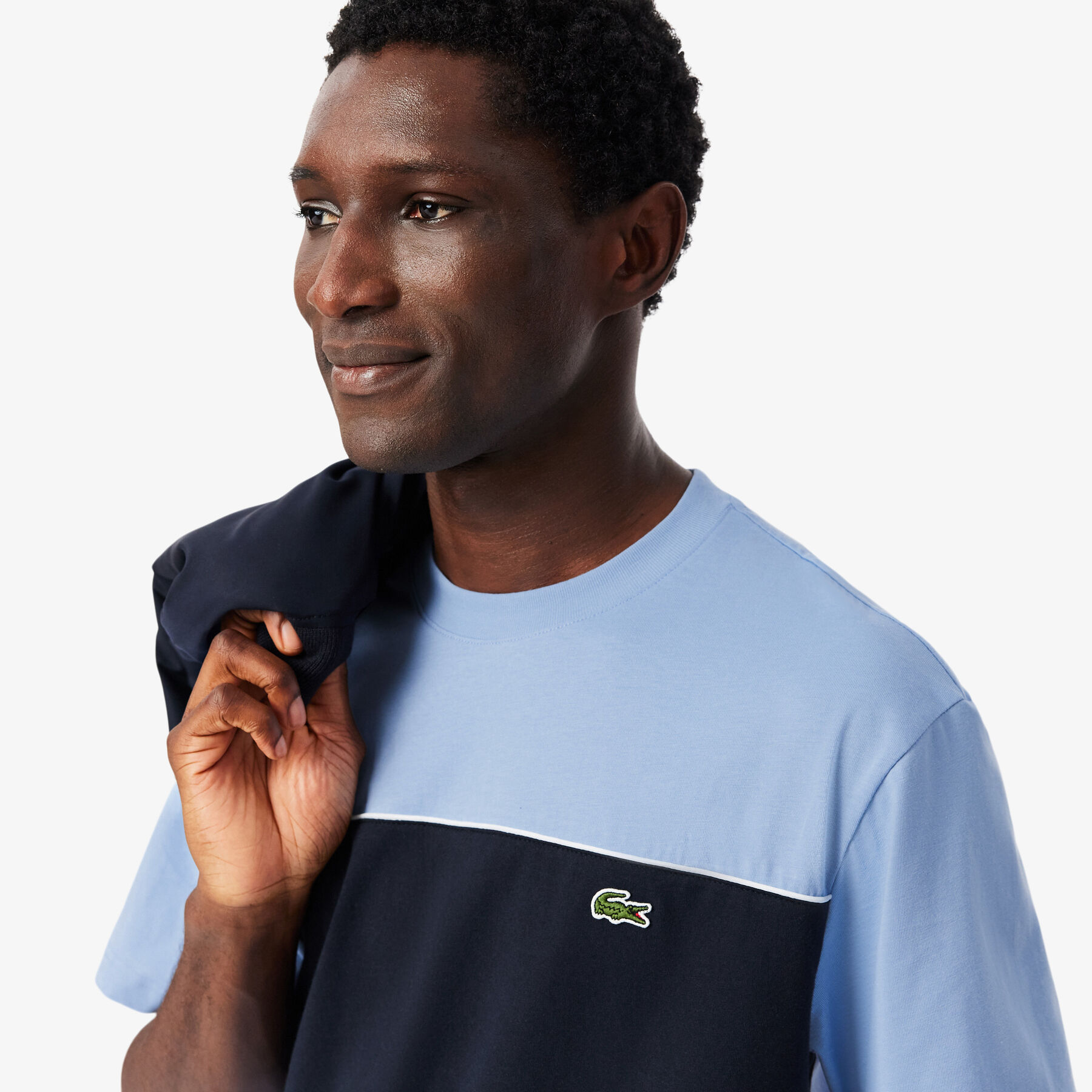 Colour-Block Cotton T-shirt Colour-Block Cotton T-shirt - TH0896-00-3PT