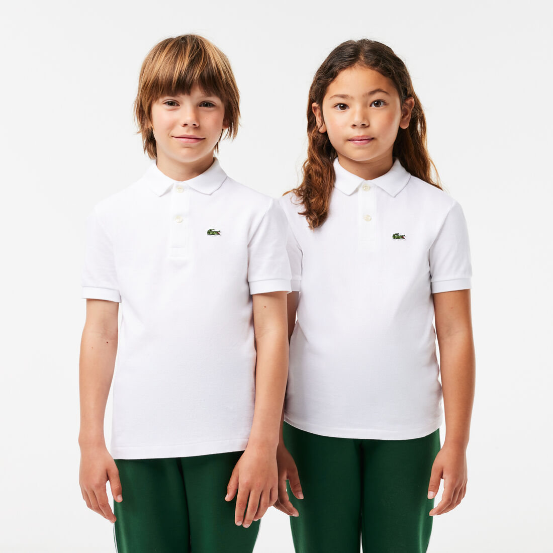 Kids' Lacoste Regular Fit Petit Pique Polo Shirt - PJ2909-00-001