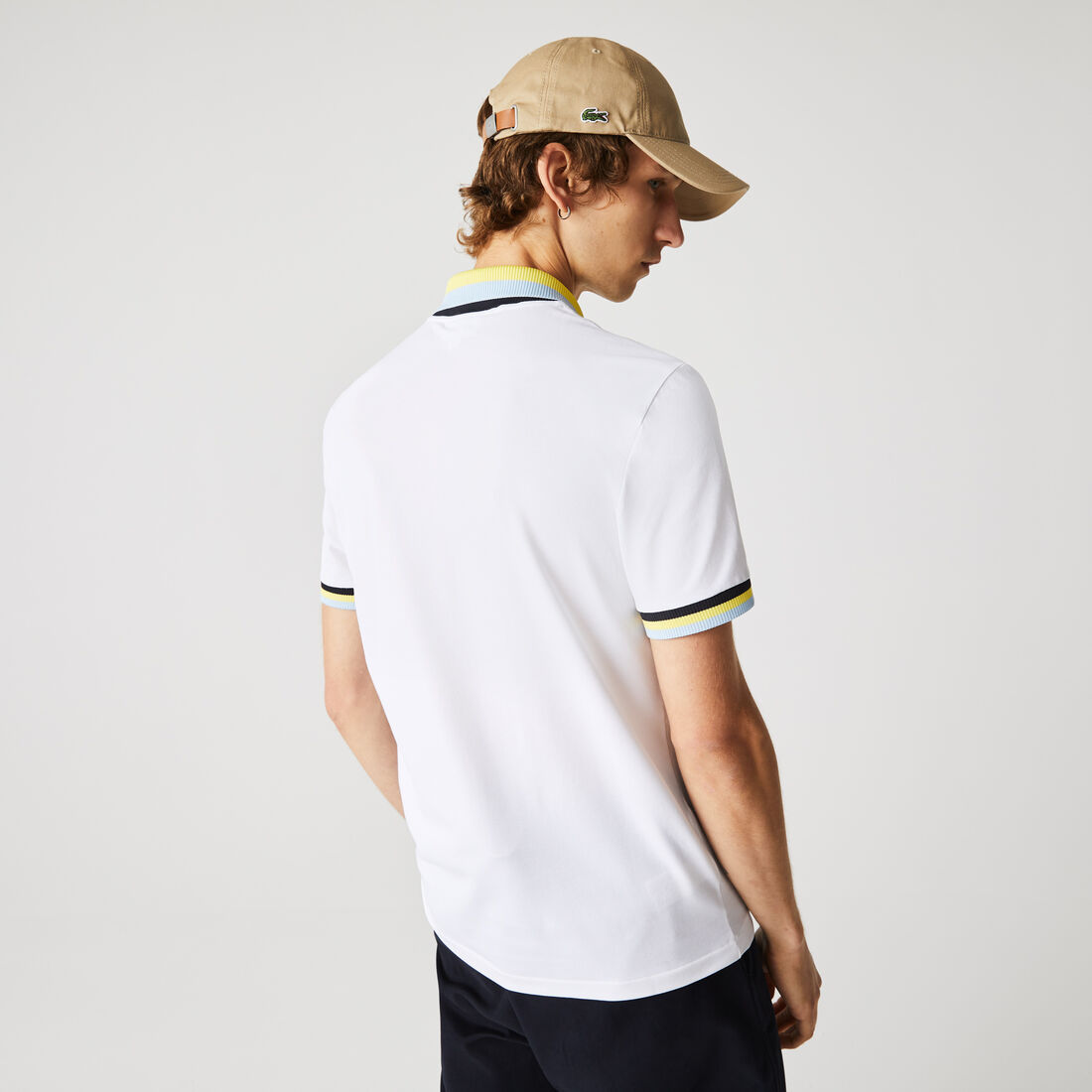 Men’s Lacoste Slim Fit Light Breathable Piqué Polo Men’s Lacoste Slim Fit Light Breathable Piqué Polo