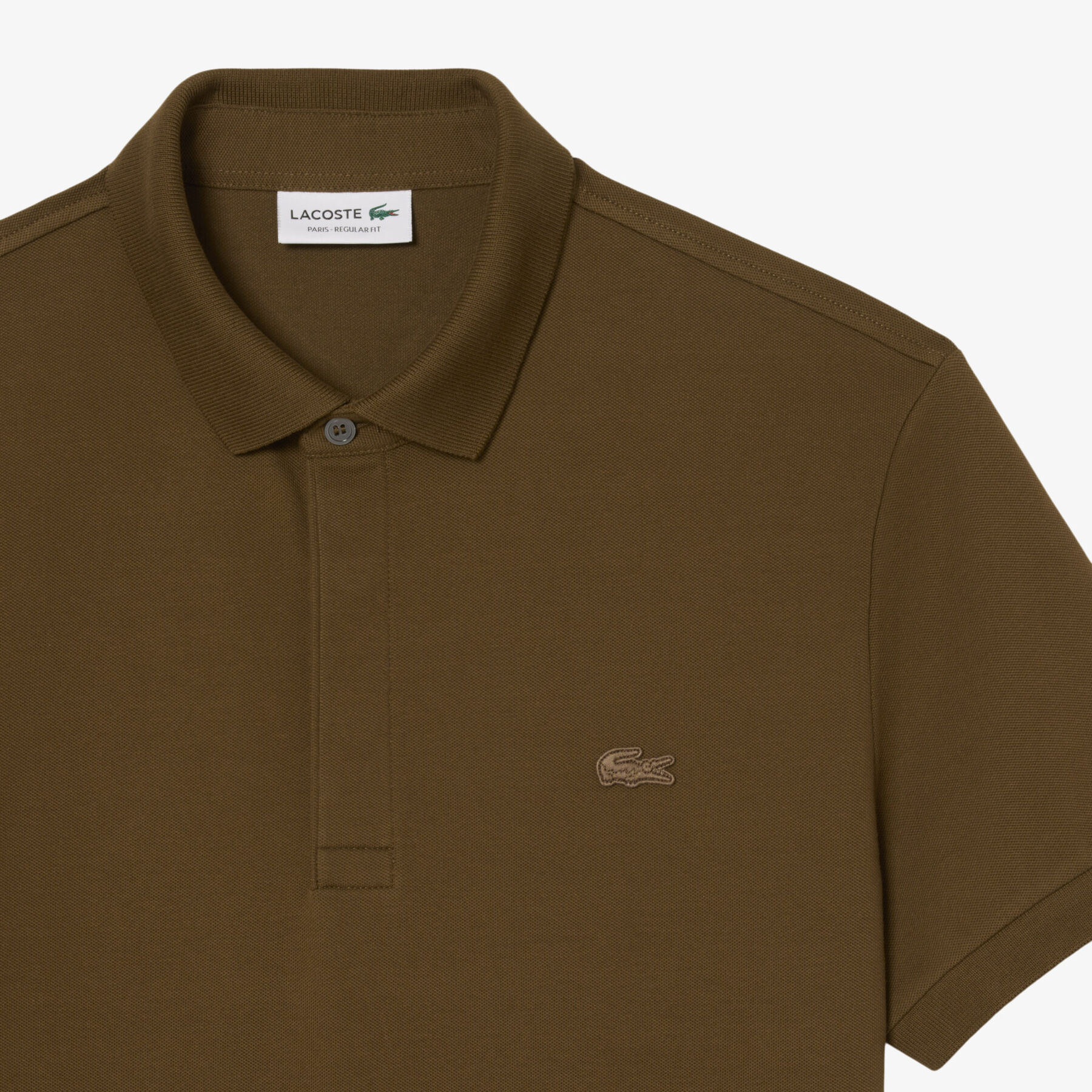 lacoste regular fit paris stretch pique polo shirt