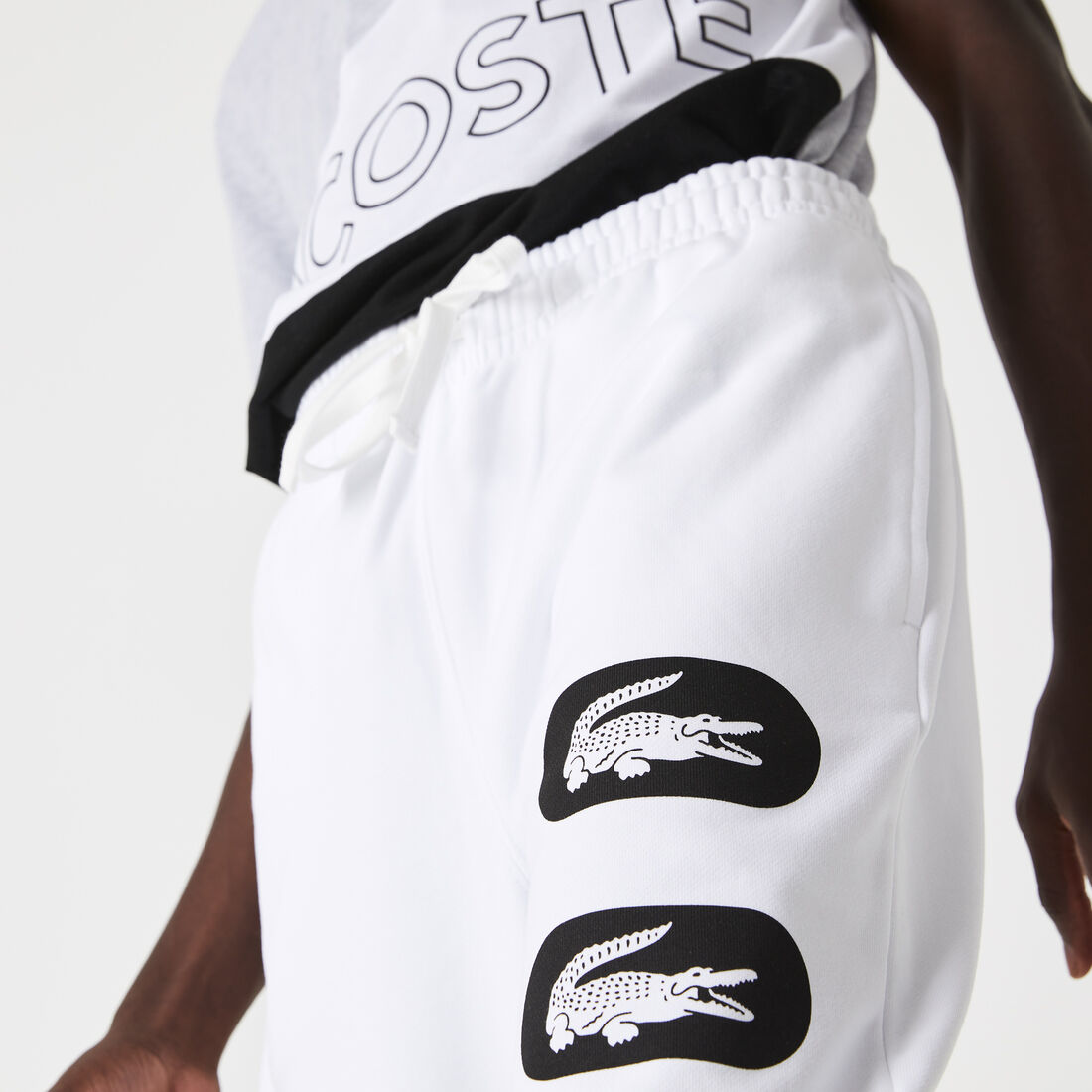 بنطلون رياضي للركض من الصوف بطبعة التمساح للرجال بنطلون رياضي للركض من الصوف بطبعة التمساح للرجال