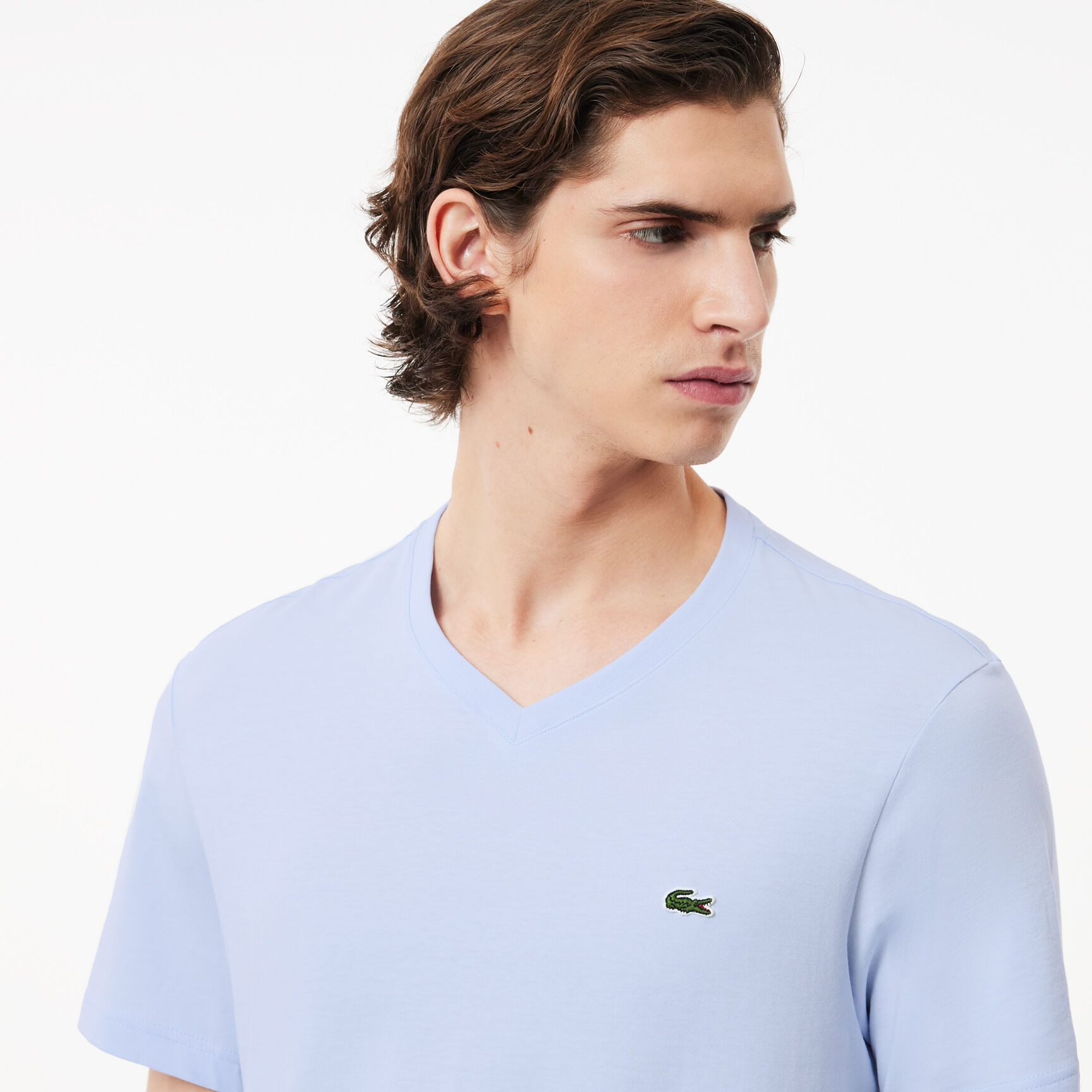 Men's V-neck Cotton T-shirt Men's V-neck Cotton T-shirt - TH2036-00-J2G