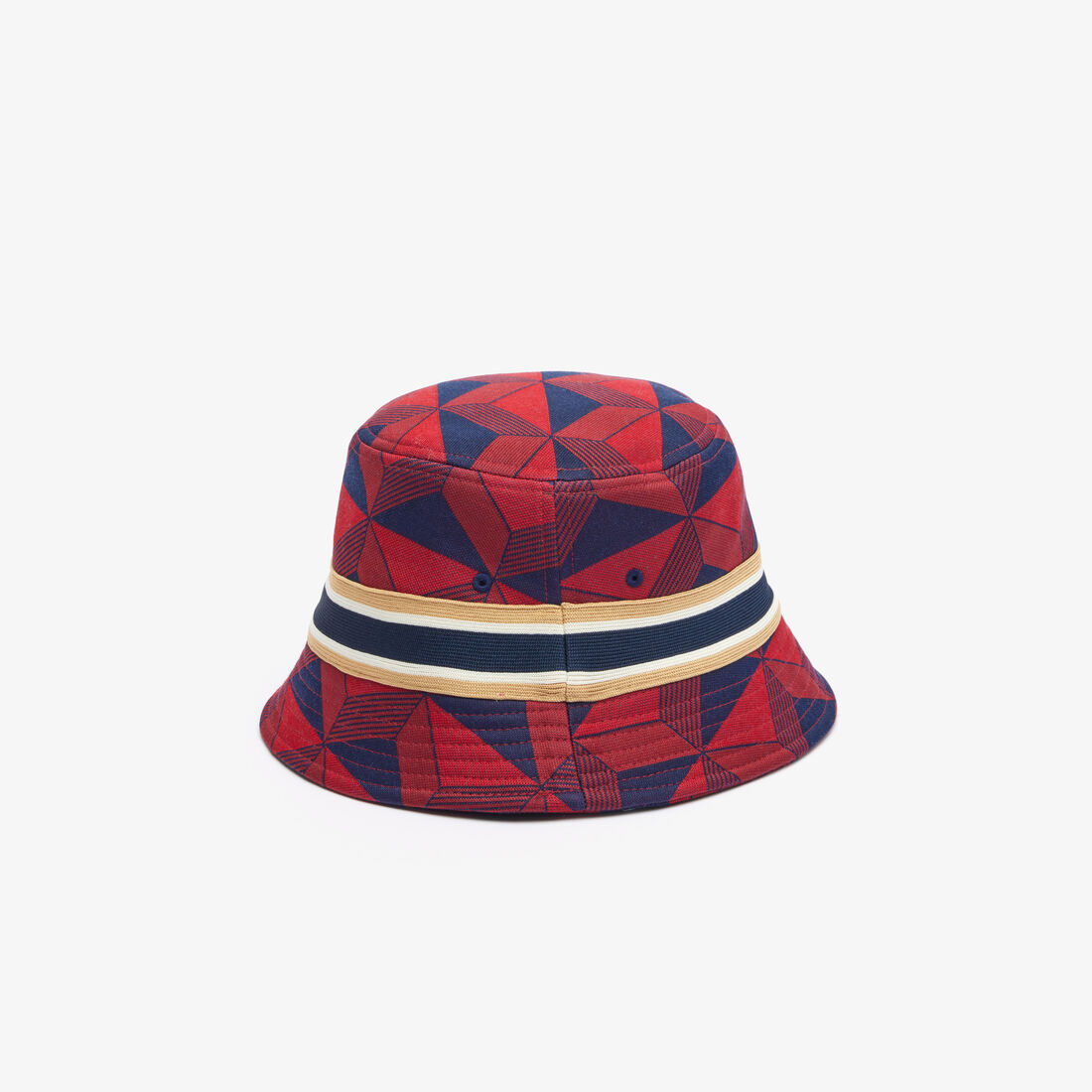 قبعة دلو إنترلوك منقوشة من جاكار Interlock Jacquard Patterned Bucket Hat - RK7002-00-IKL