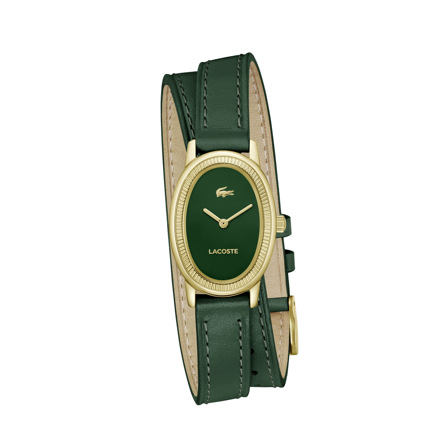 lacoste parisienne women s green dial watch