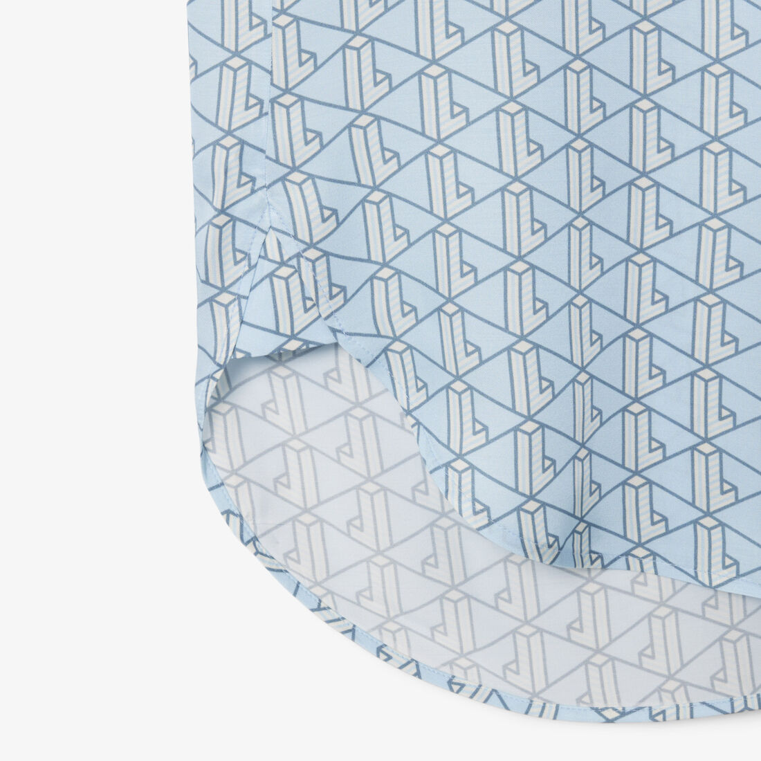 Oversized Monogram Print Shirt Oversized Monogram Print Shirt - CF0495-00-EIB