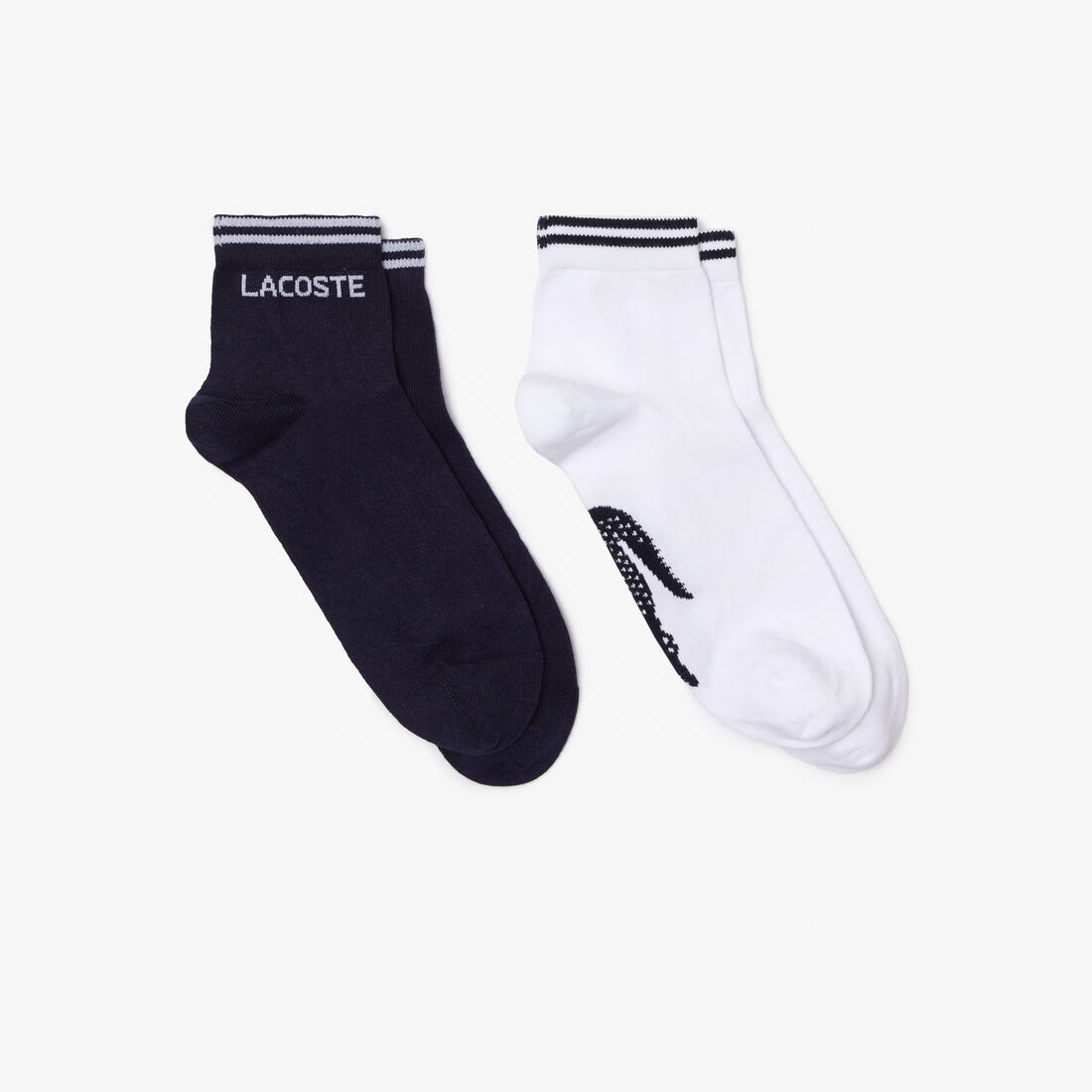 Unisex Lacoste SPORT Low Cotton Sock 2-Pack - RA4187-00-525