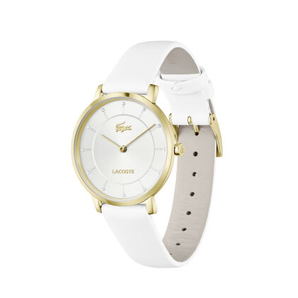 Lacoste Crocorigin Women's White Dial Watch
