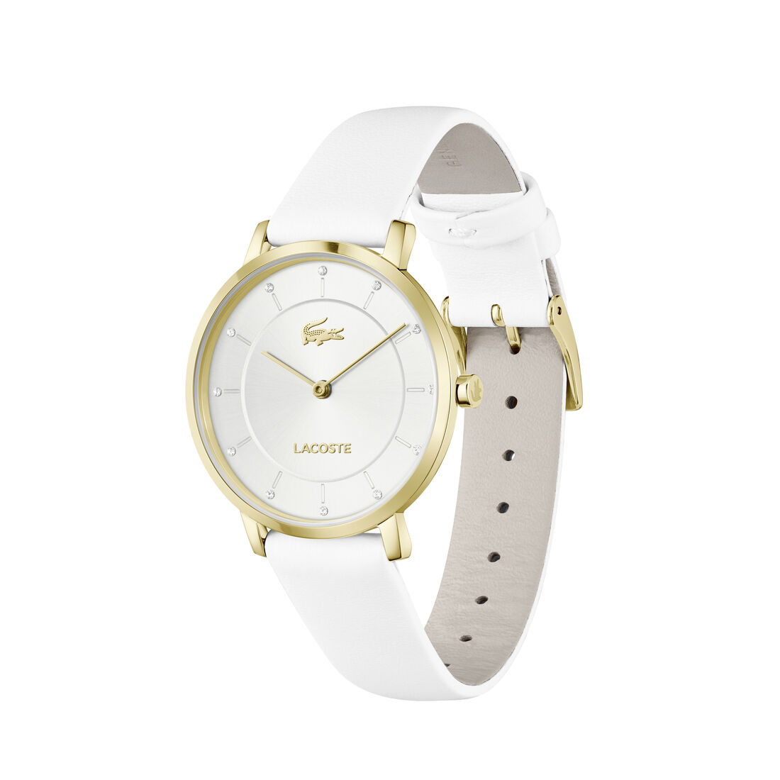 Lacoste Crocorigin Women's White Dial Watch WATCH - 2001471-WHI