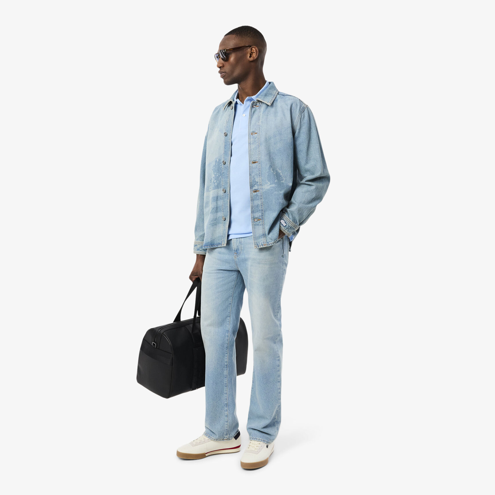 Regular Fit Trim Accent L.12.12 Polo Shirt Regular Fit Trim Accent L.12.12 Polo Shirt - PH9875-00-HBP