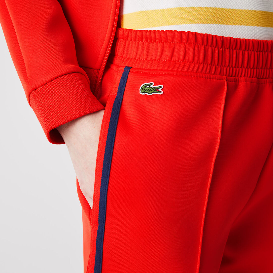 Women’s Straight Cut Contrast Bands Tracksuit Pants Women’s Straight Cut Contrast Bands Tracksuit Pants