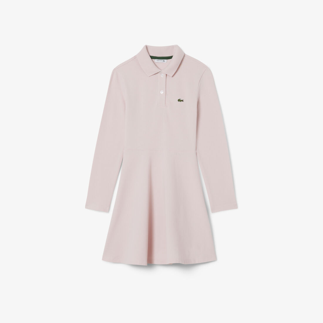 Long Sleeved Stretch Pique Polo Dress - EJ0903-00-ADY