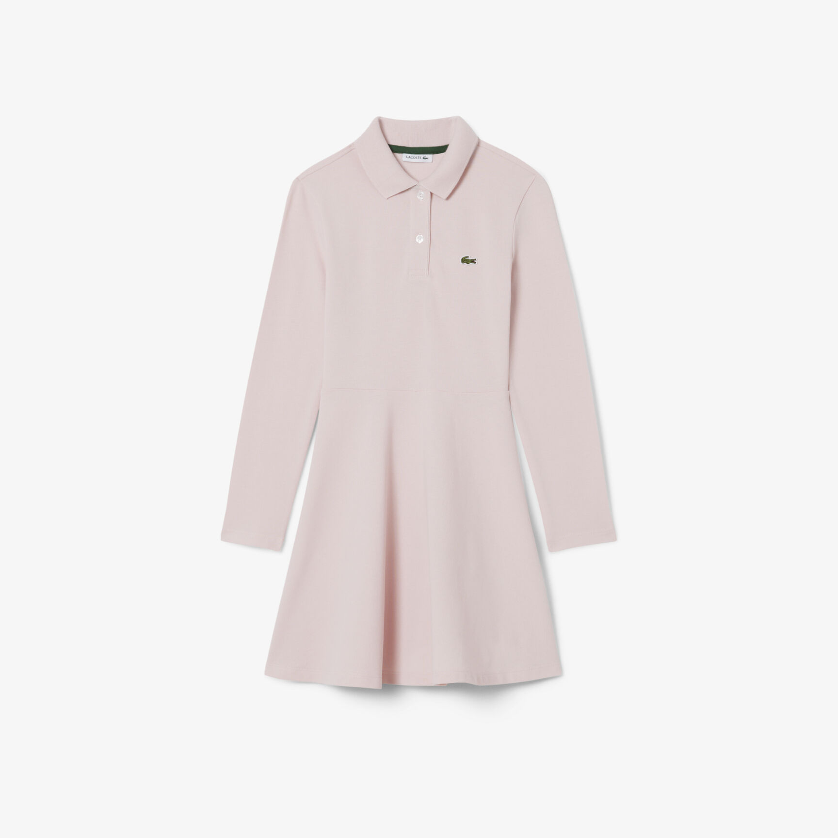 Long Sleeved Stretch Pique Polo Dress - EJ0903-00-ADY