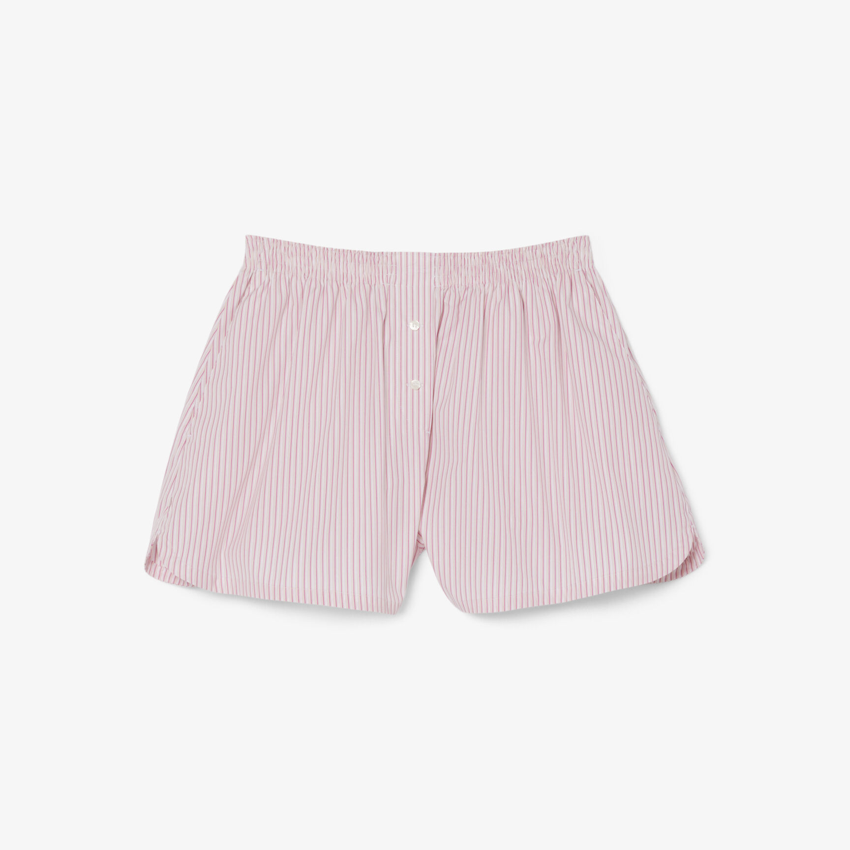 شورت بوبلين مخطط وخفيف الوزن بقصّة واسعة Wide Fit Lightweight Striped Poplin Shorts - FF9835-00-FLI