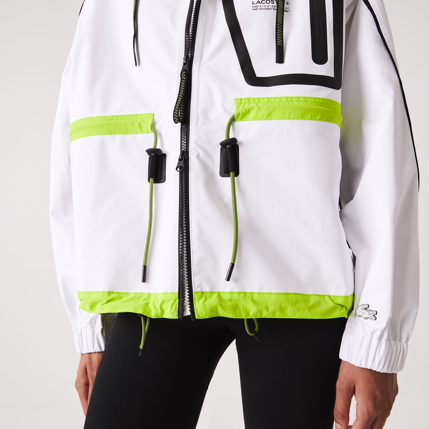 Women's Lacoste 2-in-1 Nylon Windbreaker