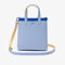 lacoste women s anna detachable shoulder strap mini tote bag