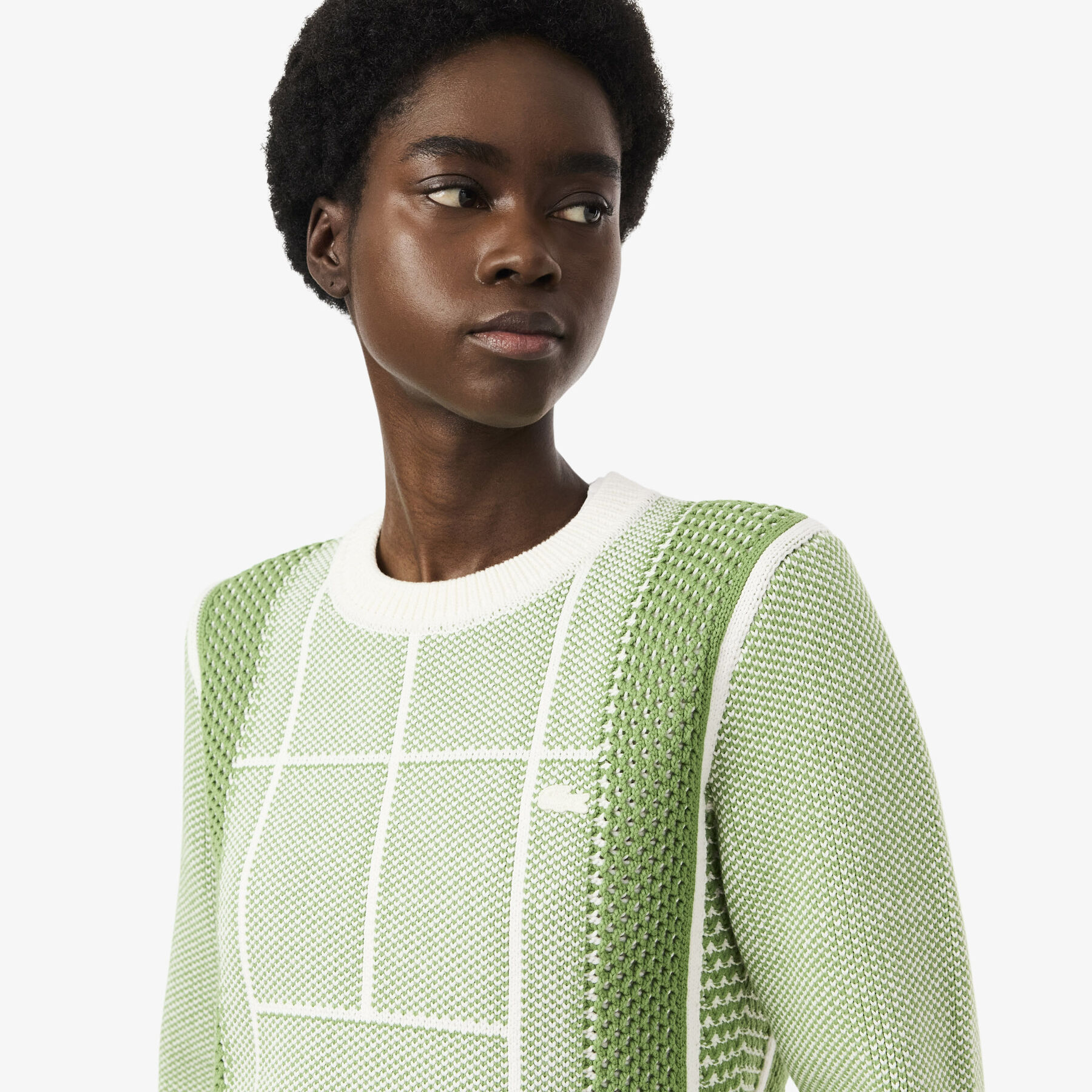 سترة جاكار برسومات ملعب التنس Tennis Court Graphic Jacquard Sweater - AF9867-00-4IN