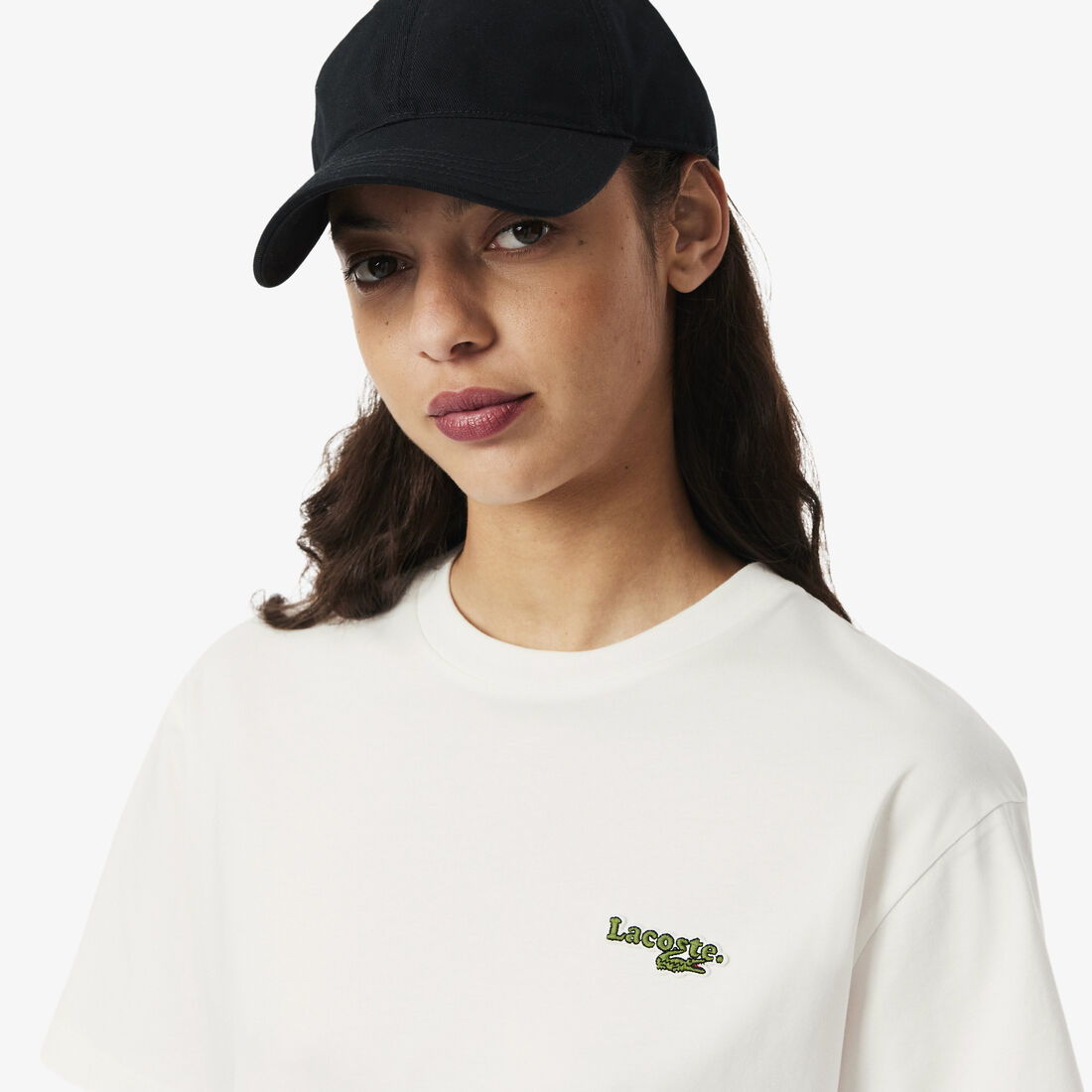 Oversized Short Cut Cotton Logo T-shirt Oversized Short Cut Cotton Logo T-shirt - TF7606-00-70V
