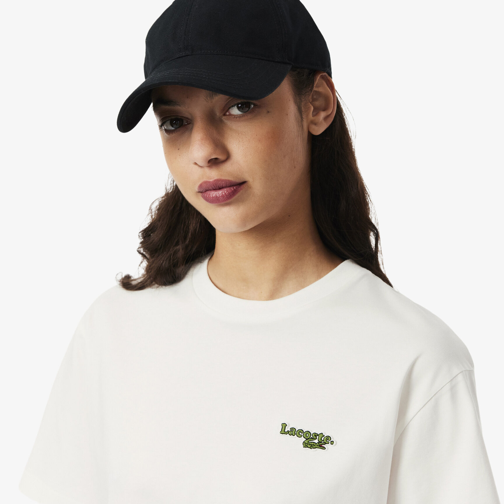 Oversized Short Cut Cotton Logo T-shirt Oversized Short Cut Cotton Logo T-shirt - TF7606-00-70V