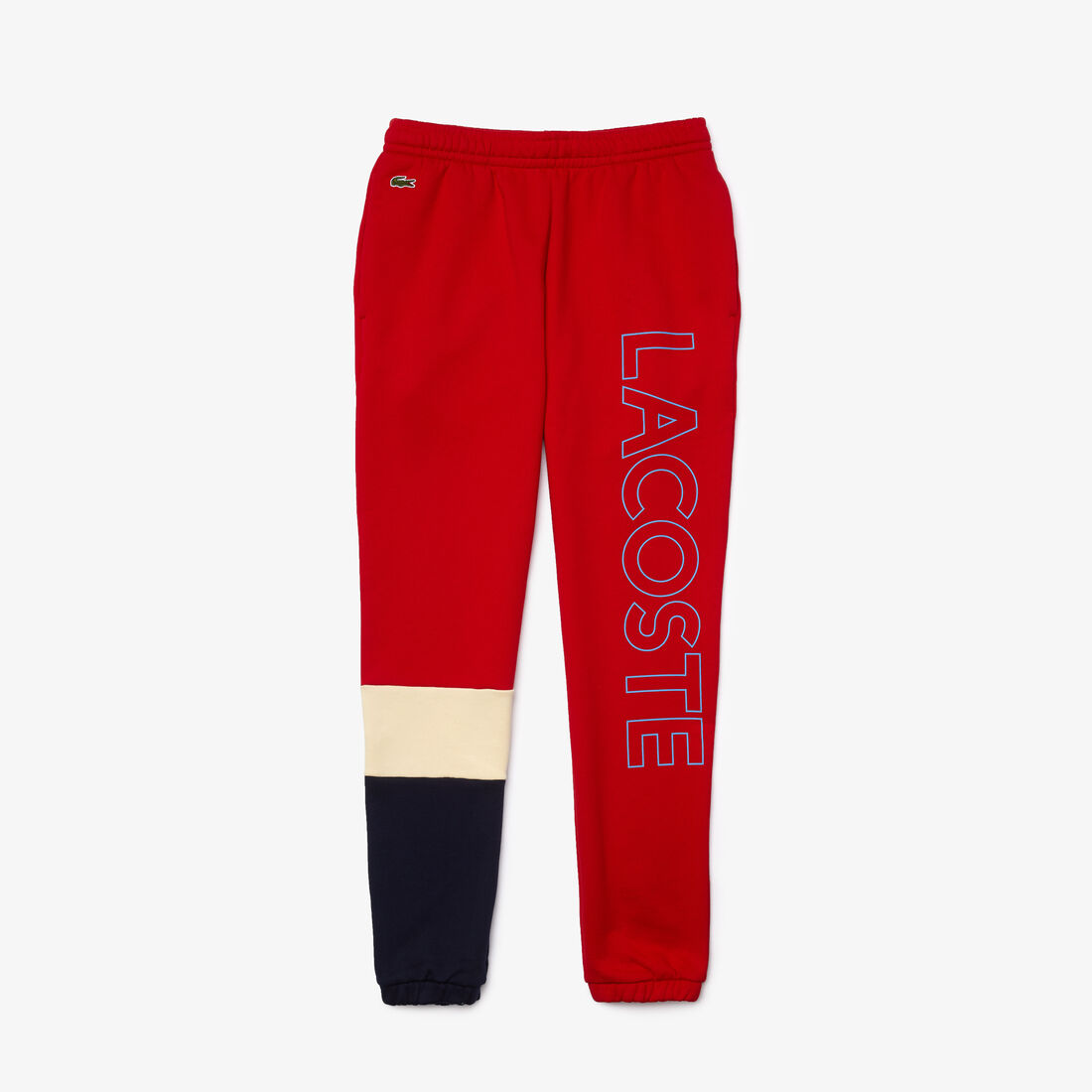 Men's Lettered Colorblock Fleece Tracksuit Pants Men's Lettered Colorblock Fleece Tracksuit Pants