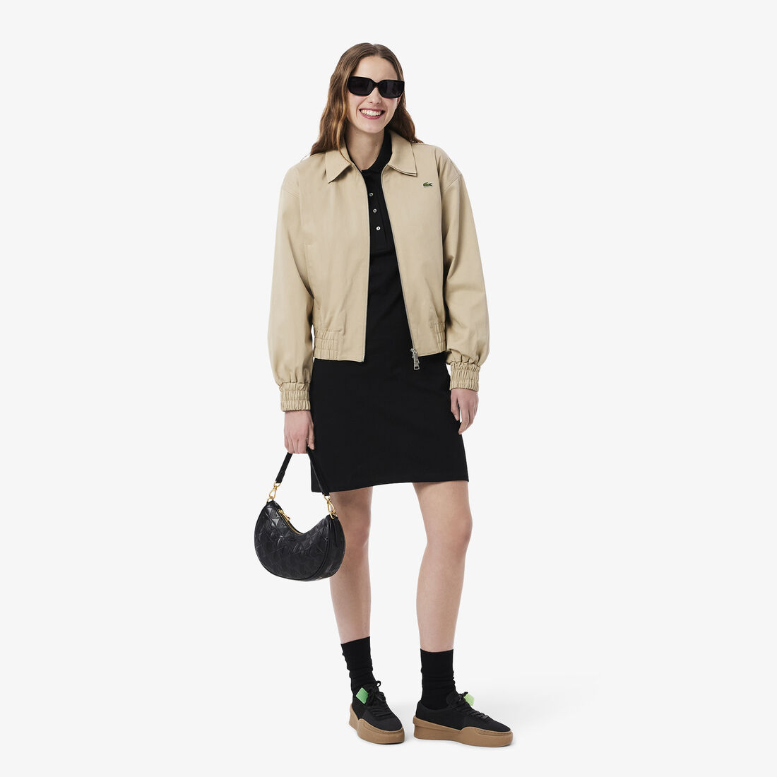 فستان بولو من بيتي بيكيه مطاطي بقصة ضيقة Stretch Pique Polo Dress - EF5473-00-031