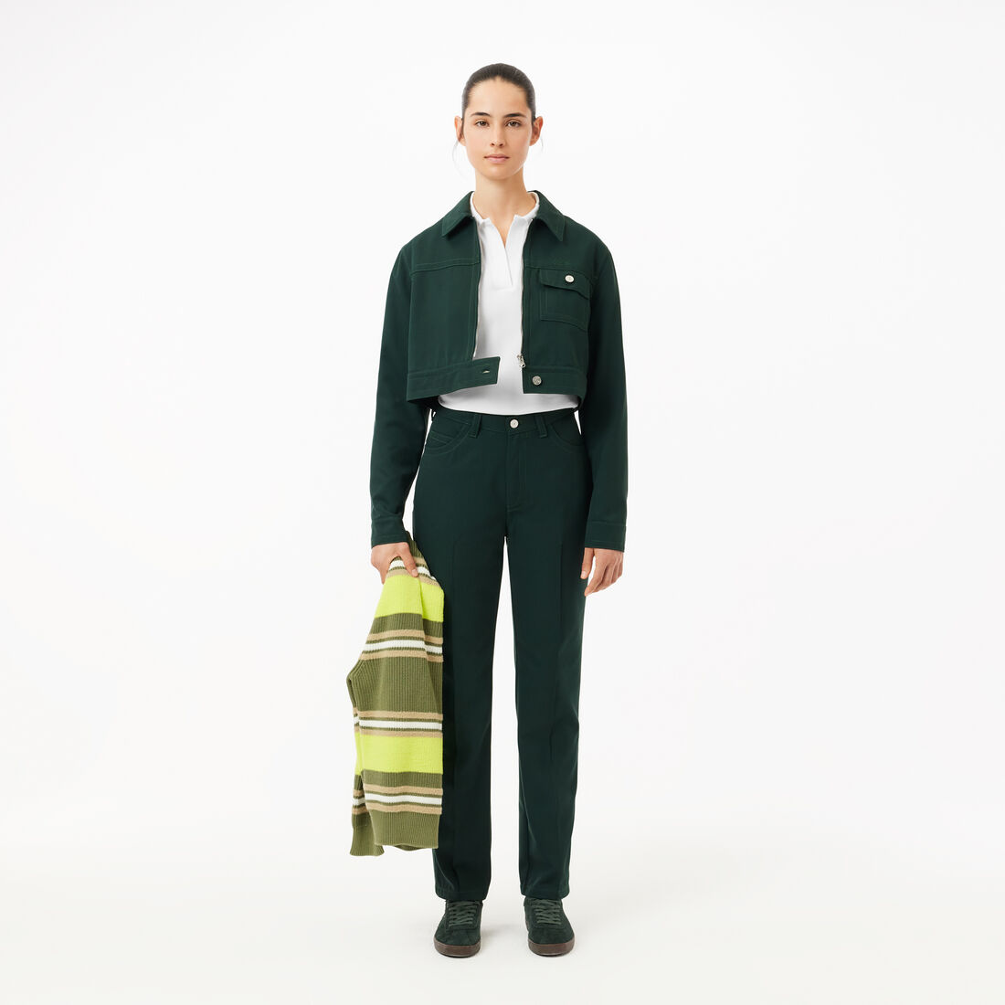 Open Neck Fluid Pique Polo Shirt Open Neck Fluid Pique Polo Shirt - PF0504-00-001