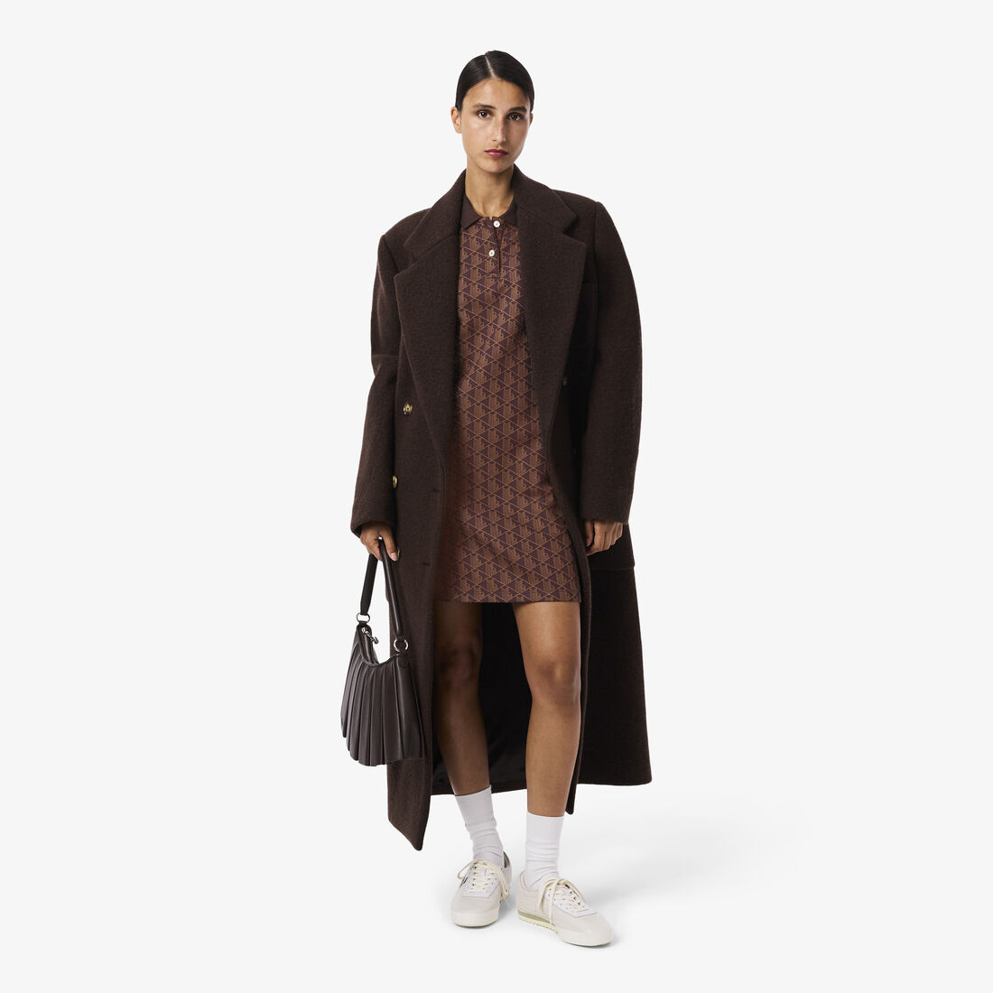 Slim Fit Monogram Jacquard Polo Dress Slim Fit Monogram Jacquard Polo Dress - EF2655-00-9I4