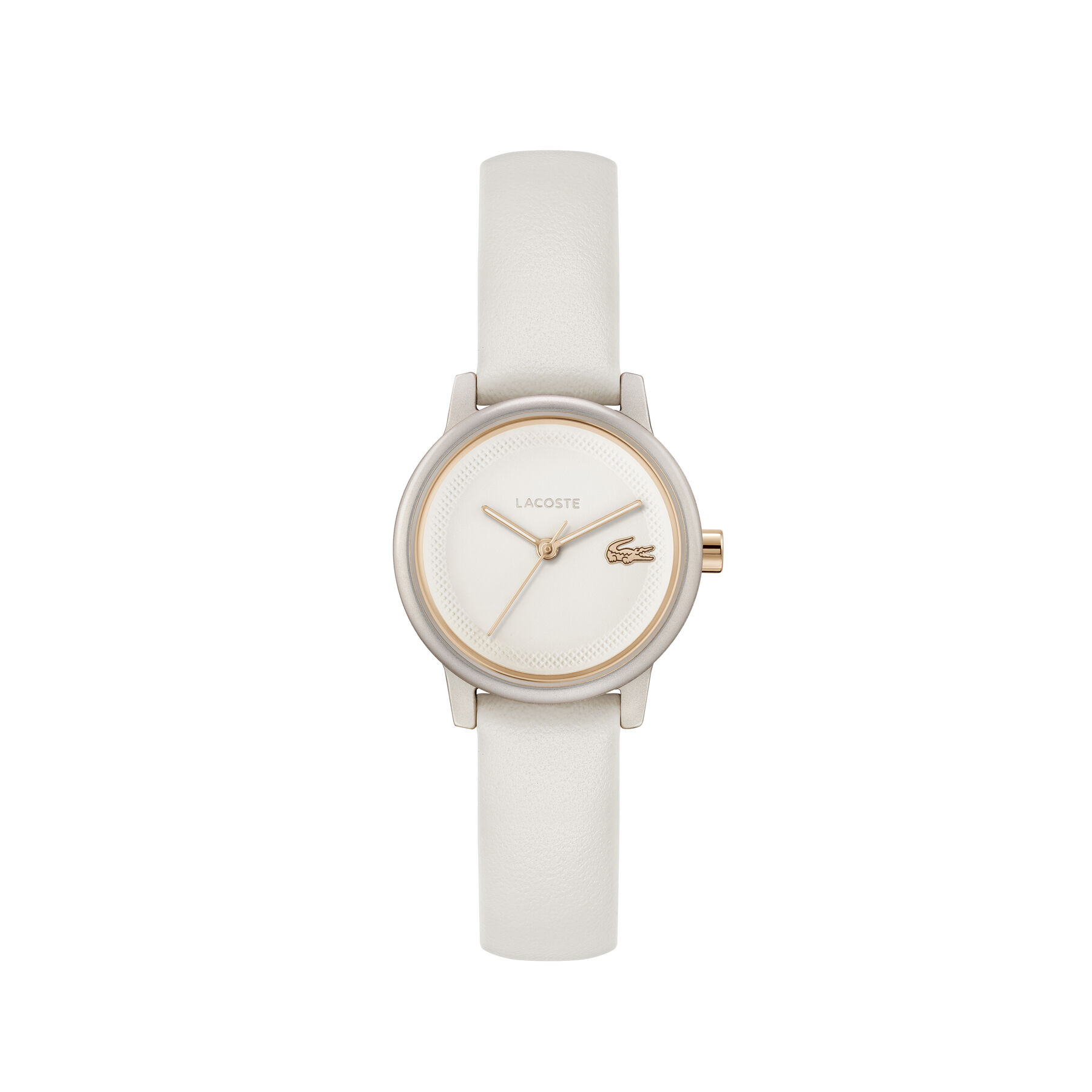 Lacoste 12.12 Swift Leather Strap WATCH - 2001437-WHITE