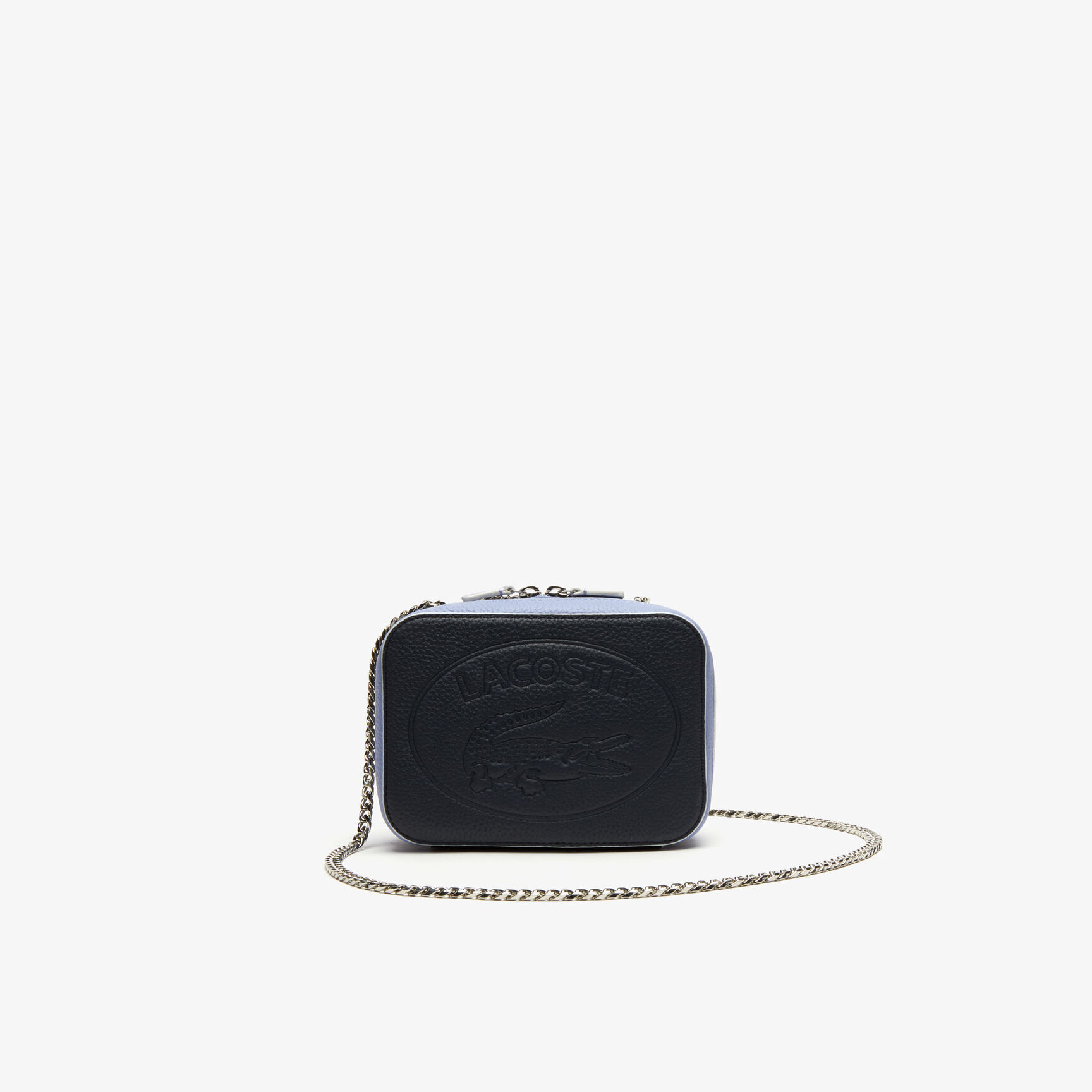 حقيبة نسائية على الكتف بسحاب من الجلد بثلاث ألوان من مجموعة Croco Crew حقيبة نسائية على الكتف بسحاب من الجلد بثلاث ألوان من مجموعة Croco Crew