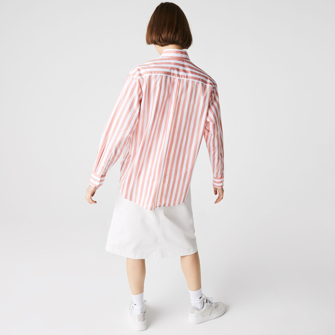 Women’s Oversized Striped Cotton Poplin Shirt Women’s Oversized Striped Cotton Poplin Shirt